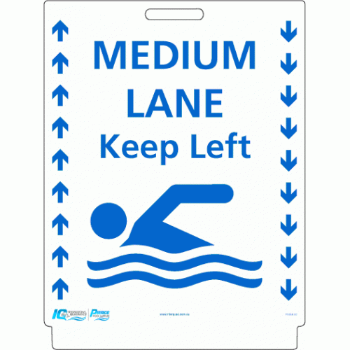 Pavement Sign - Medium Lane